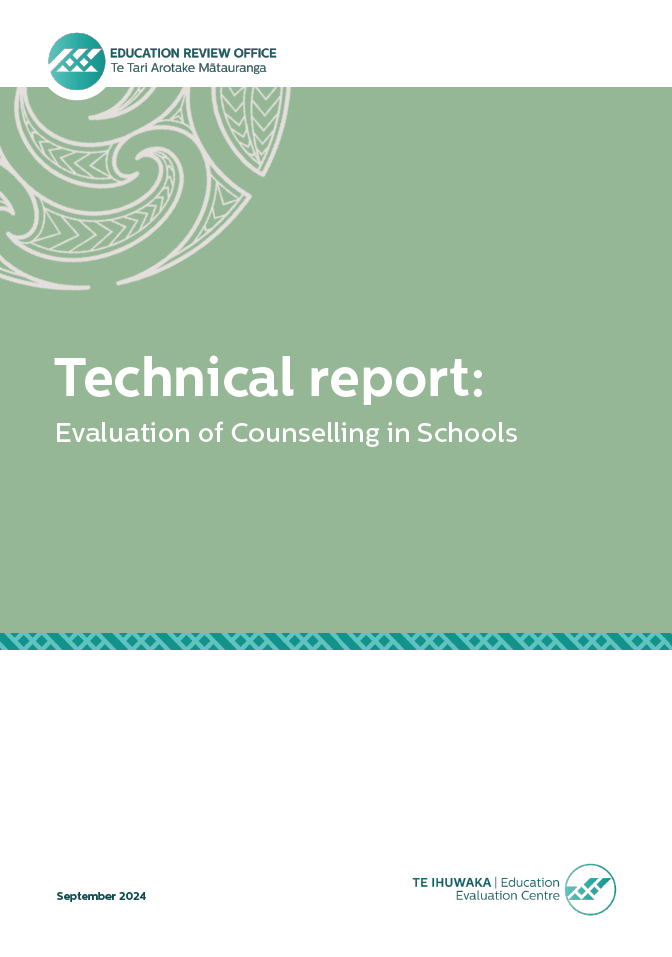 Technical report: Evaluation of Counselling in Schools