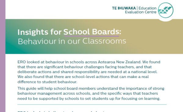 Insights For School Boards Classroom Behaviour Carousel Image