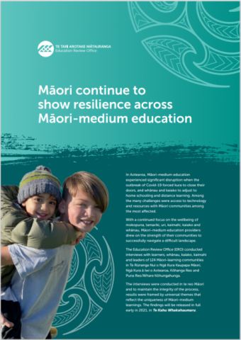 Māori Continue To Show Resilience Across Māori Medium Education Cover