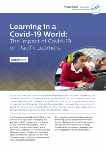 The Impact of Covid-19 on Pacific Learners - Summary (May 2022)