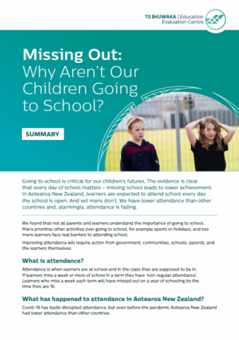 Missing Out Why Aren't Our Children Going To School Summary