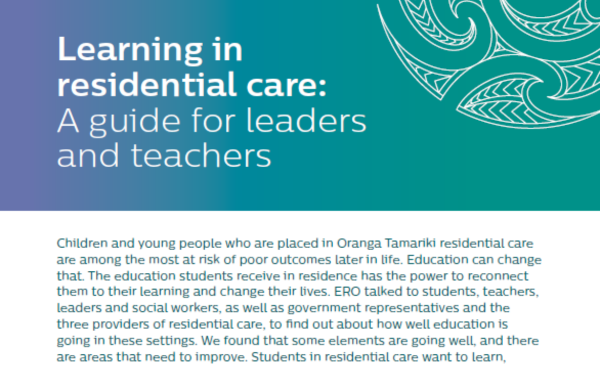 Teachers And Leaders Guide For Learning In Residential Care